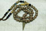 Yoruba Textured Brass Necklace