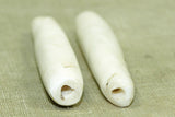 Pair of Shell beads from Nagaland, India