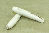 Pair of Shell beads from Nagaland, India