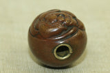 Antique Copper Hotei "Buddha" Ojime, Japan