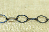 Large Flattened Oval Chain