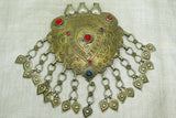 Old Nickel Silver Afghan "Bellydancer" Pendant