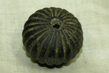 Old and Unique Dogon Spindle Dark Ceramic Bead