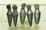 Set of Silver Pepper/Dagger Drops from India