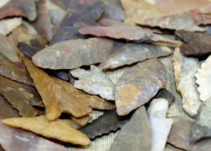 Ancient Arrowheads, Mali, Set of 5, Lou Zeldis Collection