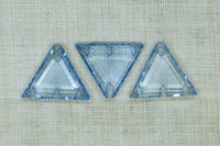 Top-Drill Transparent Blue Triangle