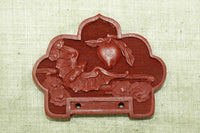 Chinese Bat and Peach Good Luck Pendant