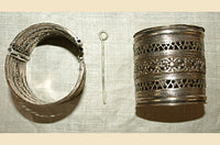Pair of Delicate, Wide Afghanistan-made Cuffs