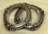 Antique Pair of Silver Bangles, India