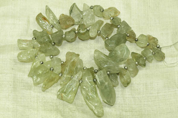 Smooth Chunky Aquamarine Beads