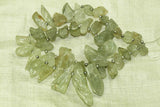 Smooth Chunky Aquamarine Beads