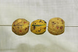 Yellow Venetian Glass Beads