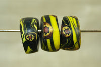 Set of 3 Funky Fat Eja Beads