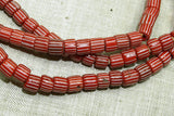Opaque Red Gooseberry Beads