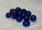 Blue Dogon Beads, Round