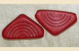 Czech-Made Glass Shell Traded in Mali, Red