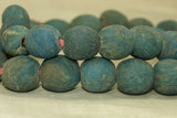 Strand of Rare Teal Majapahit Beads