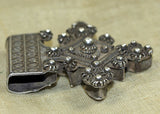 Antique Silver Berber Cross Pendant