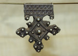 Antique Silver Berber Cross Pendant