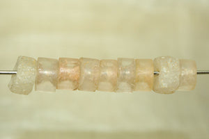 Pinkish Quartz Beads from Mali