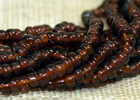 Mini Hank of 16º Dark Amber-Rootbeer Seed Beads