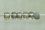 10° Vintage Venetian Transparent Taupe Seed Beads