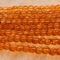 Bright  Goldfish Carnelian 4.5mm Rounds