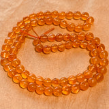 Bright  Goldfish Carnelian 4.5mm Rounds