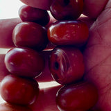 Large German Resin Amber Mixed Strand