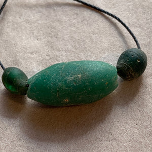 Ancient Roman Glass Beads, 3 Beads