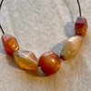 Ancient Carnelian Strand, 5 Beads