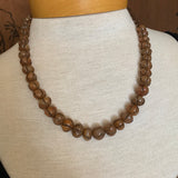 Carved Carnelian Bead Necklace, Nepal