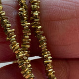 Thai Silver with Gold Vermeil Beads
