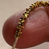 Thai Silver with Gold Vermeil Beads