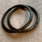 Pair of Old Wooden Bracelets, Mauritania
