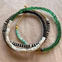 Old Mixed Czech Glass Flower Beads, 4 & 5 Petals, and More!