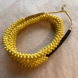 Old Czech Pressed Glass Tri-Beads & Flowers