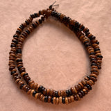 Strand of Small "Coffee" Beads, West Africa