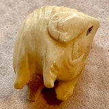 Antique Carved Elephant Ojime Bead, Japan
