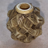 Antique Carved Bone Ojime Bead, Japan