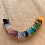 12mm Czech Pressed Glass Flowers, 1980's