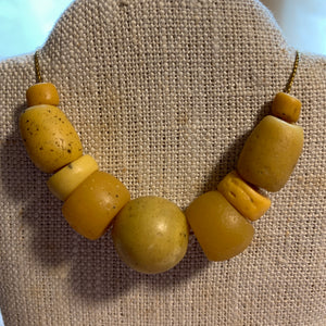 Antique Dutch Yellow Glass, 1700's