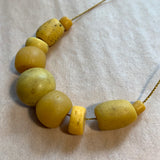 Antique Dutch Yellow Glass, 1700's