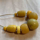 Antique Dutch Yellow Glass, 1700's