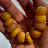 Antique Dutch Yellow Glass, 1700's