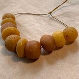 Antique Dutch Yellow Glass, 1700's