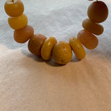 Antique Dutch Yellow Glass, 1700's