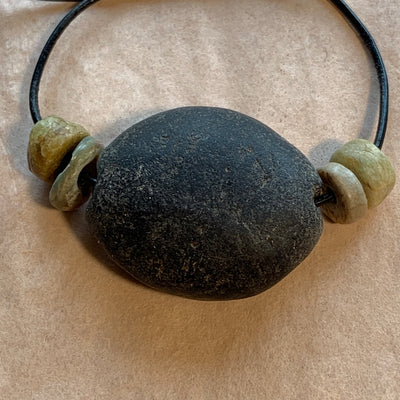 Ancient Amazonite Stone Beads