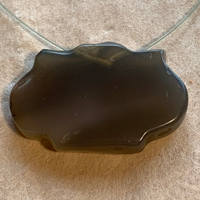 Ancient Gray Agate Amulet