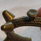 Antique Brass Cuff Bracelet, Nigeria